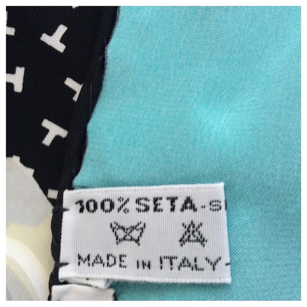 TIFFANY & CO Multiple color 100% silk scarf. - Picture 6 of 16